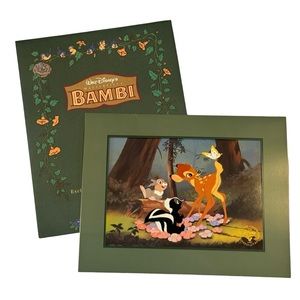 Disney’s Bambi Exclusive Commemorative Lithograph From the year 1997